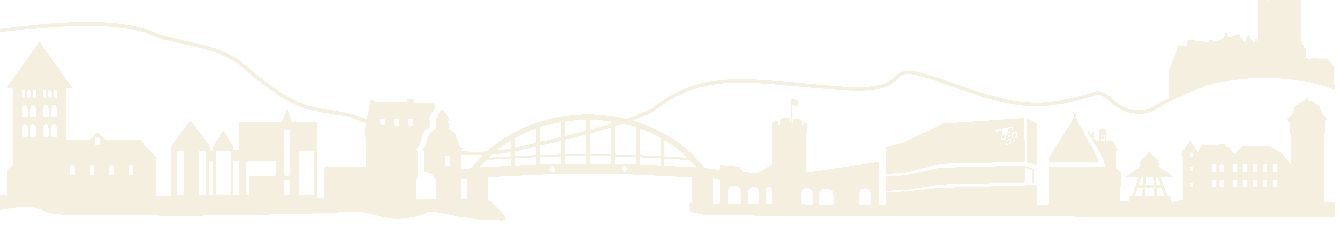 Silhouette der Stadt Lahnstein